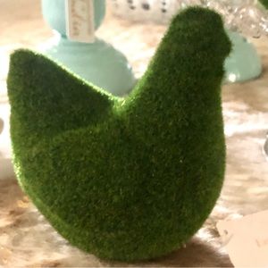 Last one! Target Playground Discontinued Easter Flocked Green Moss Hen Chicken